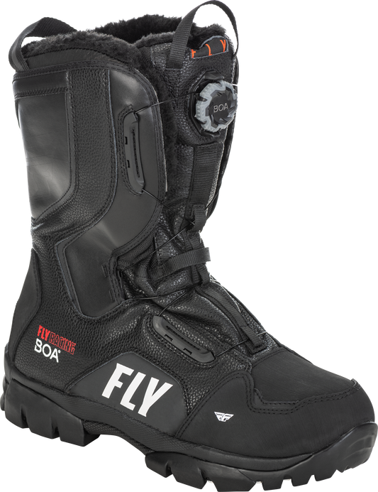 Fly Racing Marker Boa Boot Black Size US 14 – Snowboard Boots with BOA Closure System