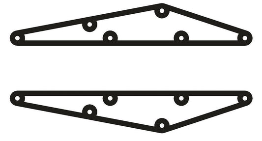 SPEEDWERX SD850TVK-B Snow Air Vent Kit for Ski-Doo Freeride and Summit X 850 E-TEC Turbo Models
