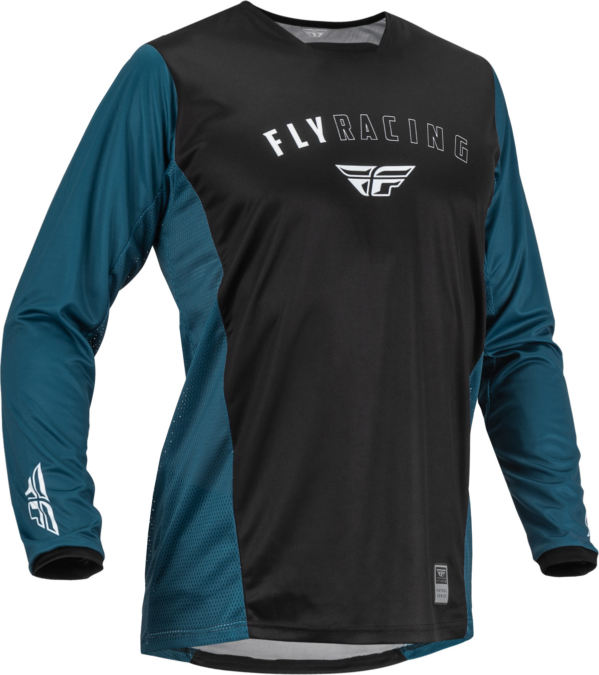 Fly Racing Patrol Jersey Slate Blue/Black Medium – Offroad Motorcycle Jerseys