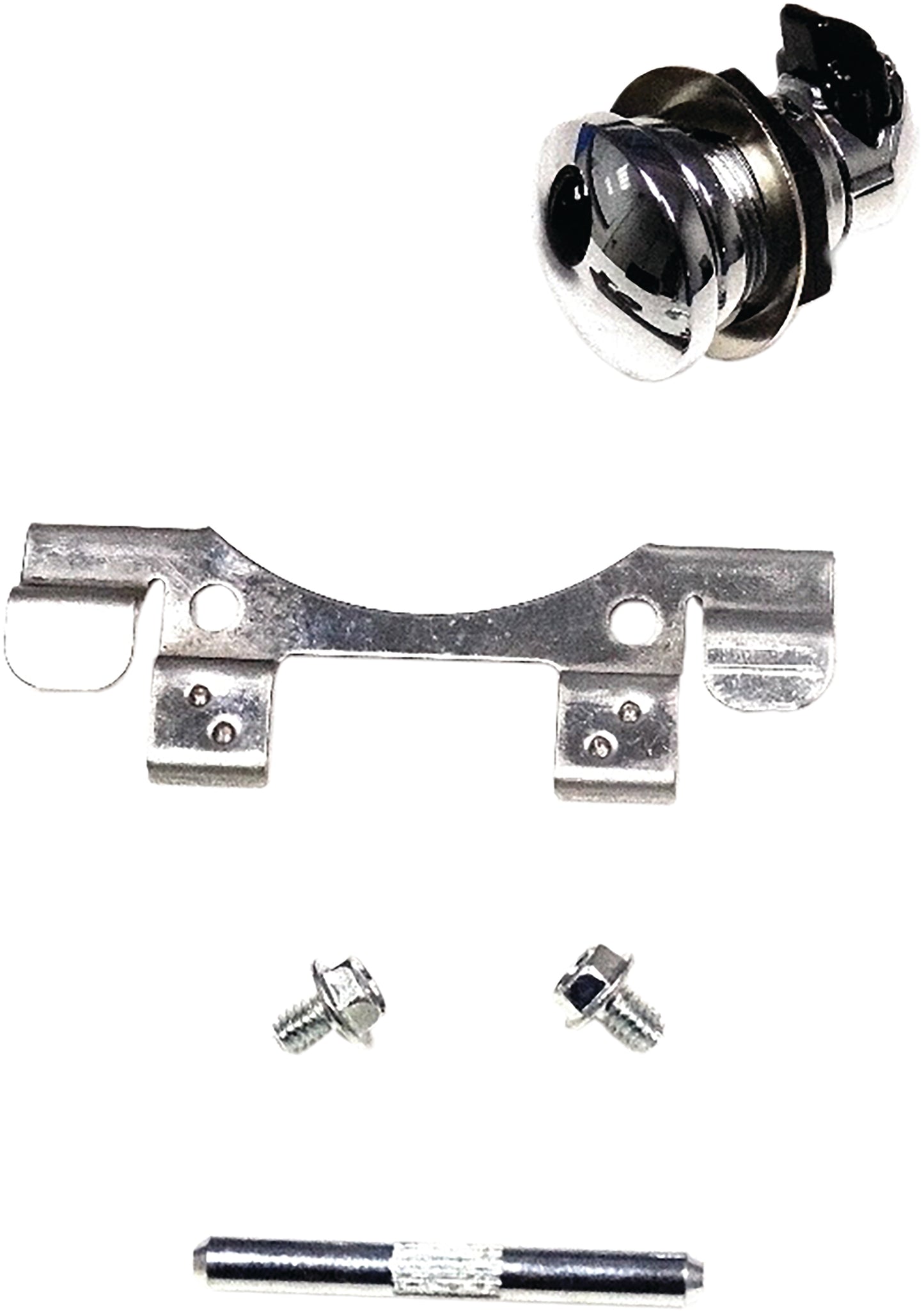 HardDrive Push Button Fuel Door Chrome - V-Twin Gas and Oil Cap Accessory