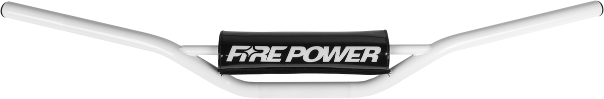 Fire Power CSC CR High Offroad Handlebars with 7/8" Clamping Diameter in White
