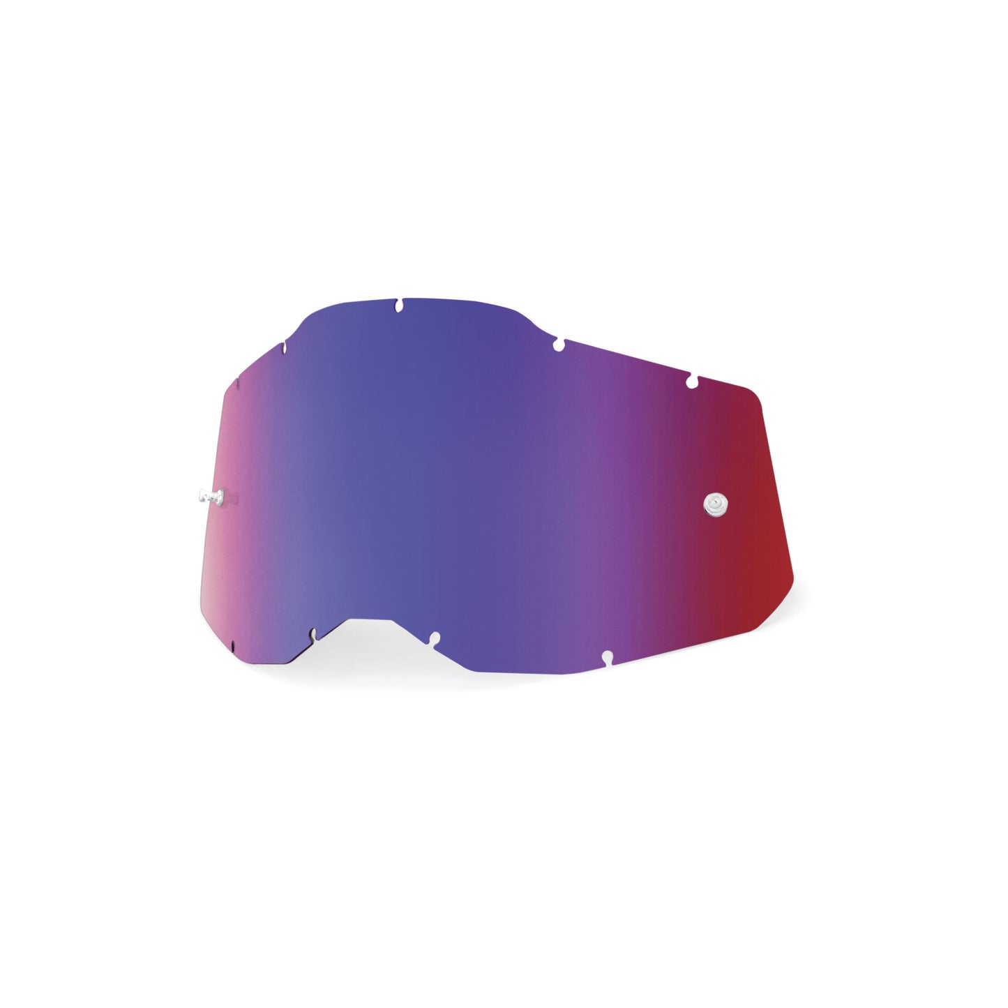 100 Percent RC2/AC2/ST2 Sheet Mirror Red/Blue Offroad Eyewear Lens