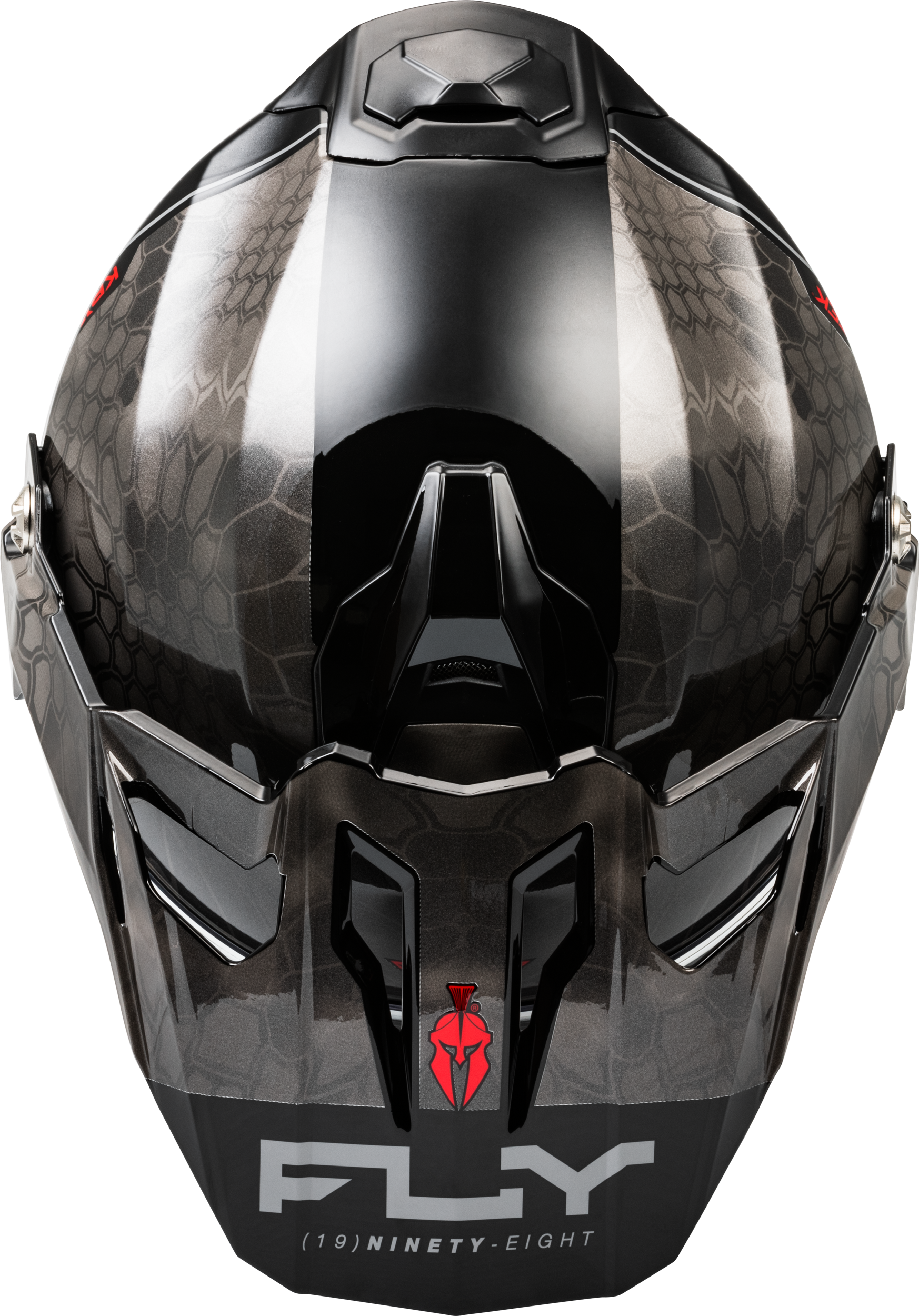 Fly Racing Trekker CW Conceal Helmet - Small Snow Full-Face Helmet in Black, Grey, and White