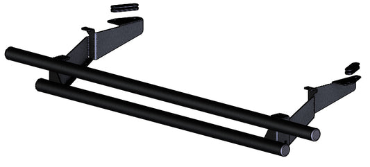 KFI Rear Bumper for Honda Pioneer 1000 - Black Powder Coated Steel, Model 10-1595