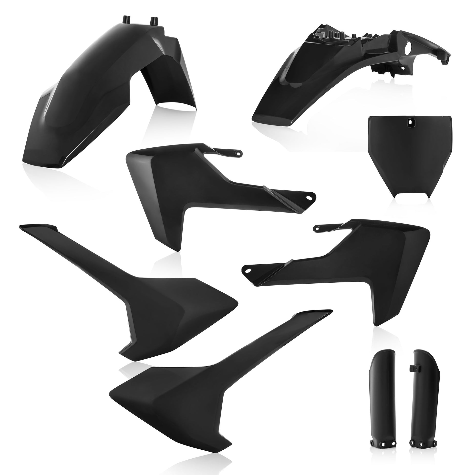 ACERBIS Full Plastic Kit for Husqvarna TC 65 (2017-2023), Black