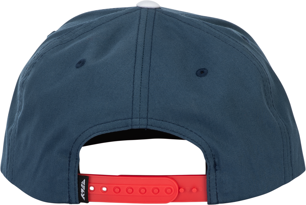 Fly Racing Fly Half Wing Hat Blue/Red – Adjustable Snapback Cap for Men and Women