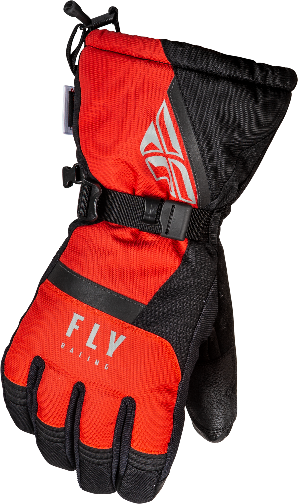 Fly Racing Cascade Gloves Black/Red X-Large – Snow Cold Weather Gloves with Weatherproof Technology