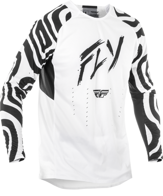 Fly Racing Evolution DST Abyss Jersey White/Black Large