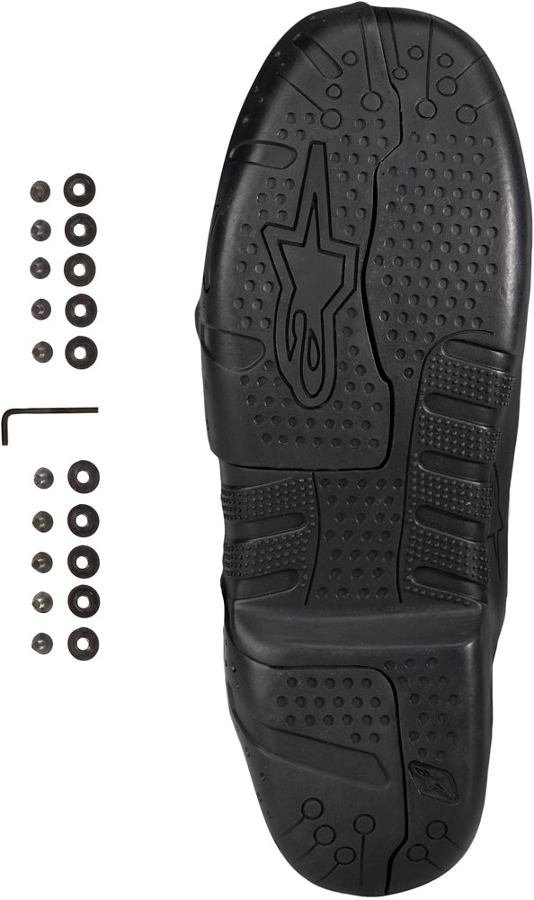 Alpinestars Tech 7s Offroad Footwear Replacement Sole Size US 06 in Black