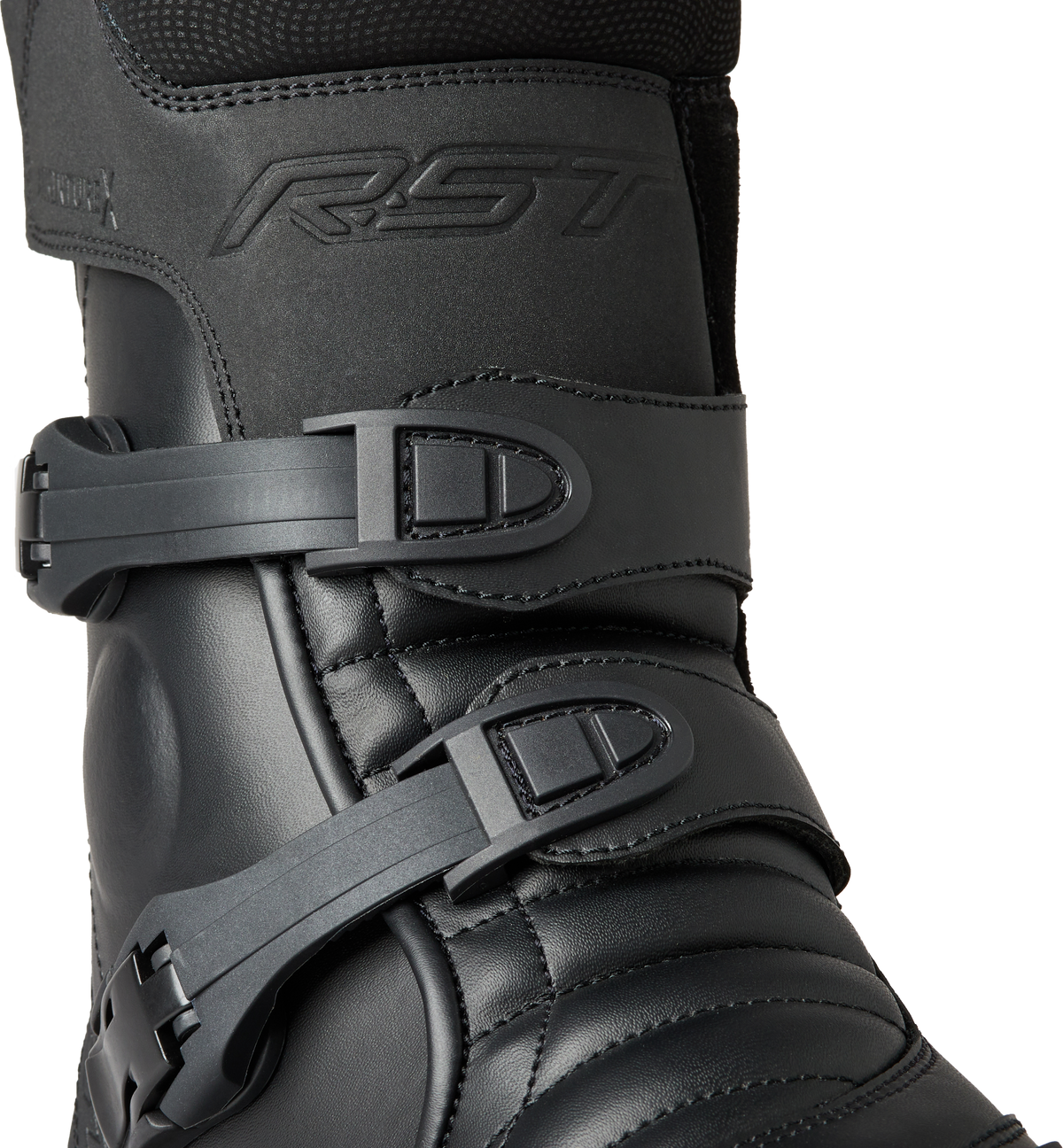 RST Adventure X Mid Ce Waterproof Motorcycle Boots – Black, US Size 11