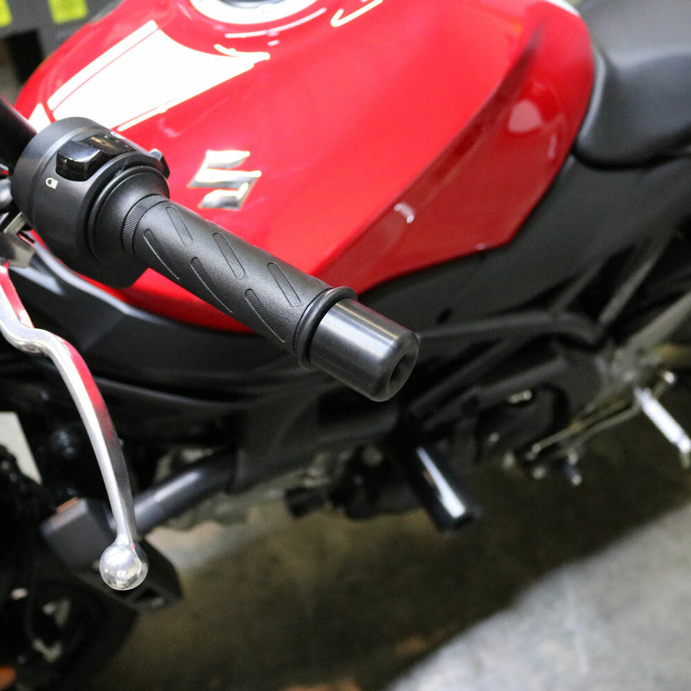 Shogun Bar End Sliders Black for Suzuki SV650 – Model 2017-2023