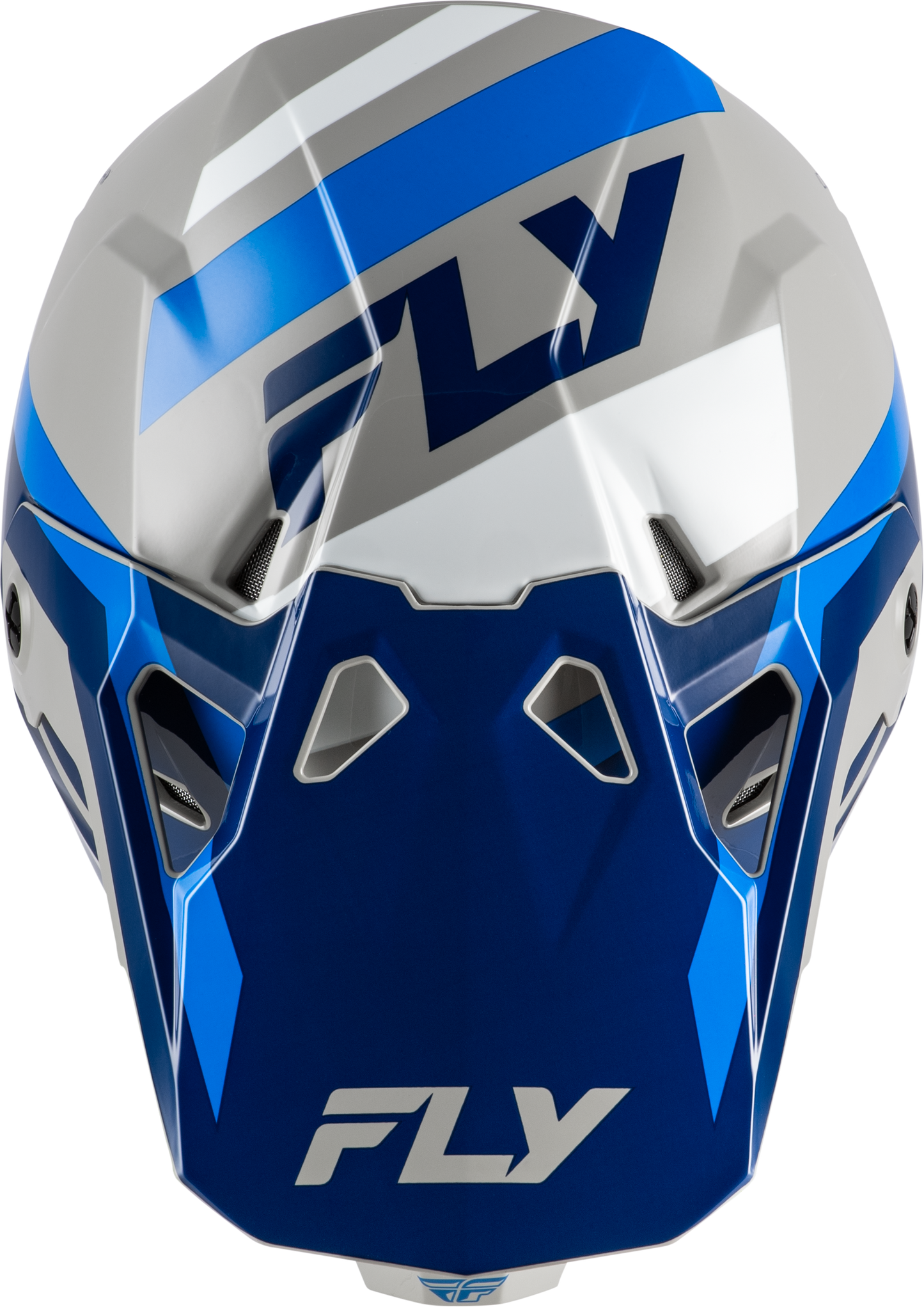 Fly Racing Formula CP Seal Helmet X-Small Navy/Blue/Grey - Offroad Helmet with Impact Protection and Ventilation