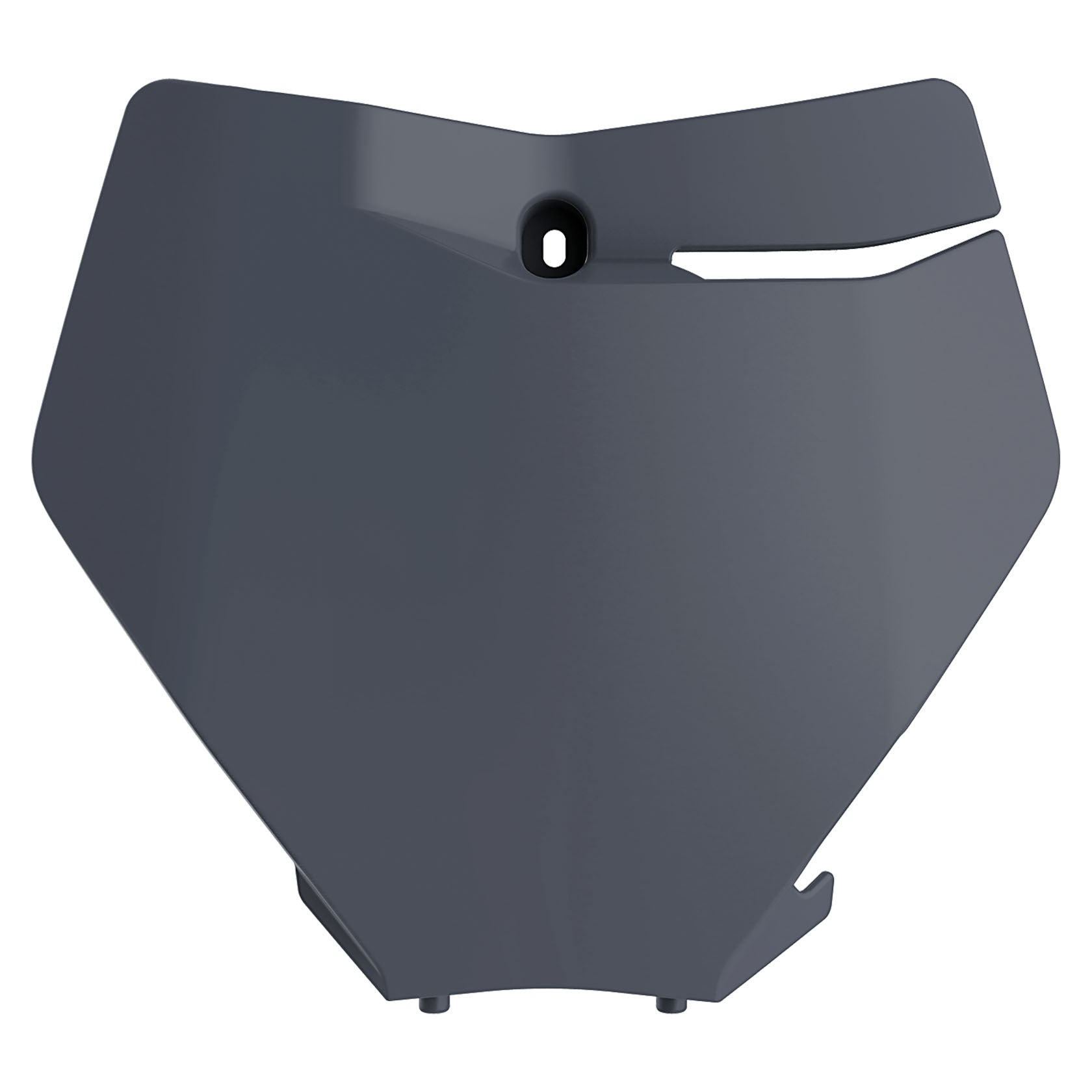 POLISPORT Front Number Plate for KTM Offroad Bikes in Nardo Grey – Part 8666400007