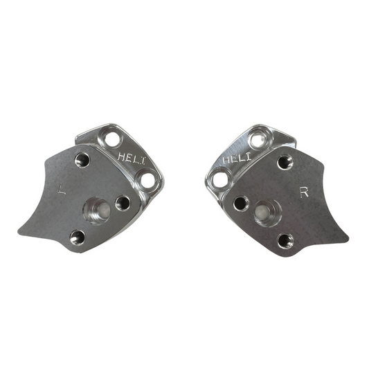 HELIBARS Handlebar Risers for Yamaha FJR1300 - Model HC1300R, Silver