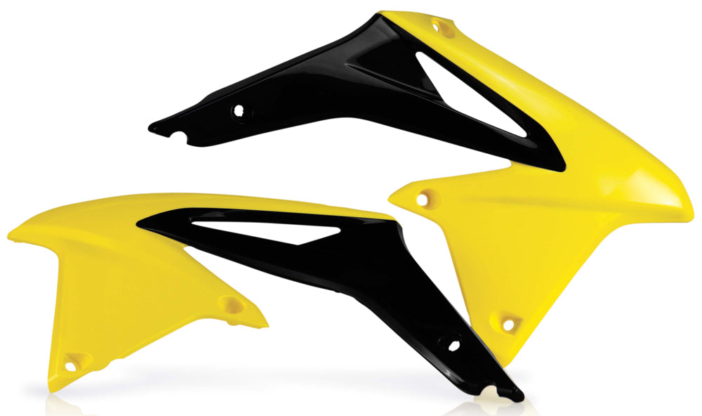ACERBIS Radiator Shrouds for Suzuki RM-Z450 2008-2017 Yellow and Black Offroad Replacement Body Part