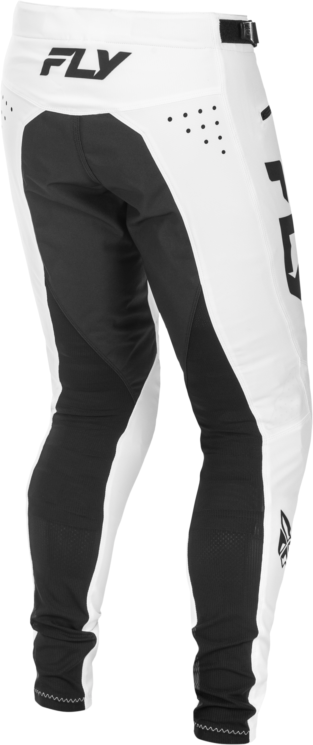 Fly Racing Rayce Bicycle Pants Men’s White/Black Size 38 – MTB & BMX Performance Apparel