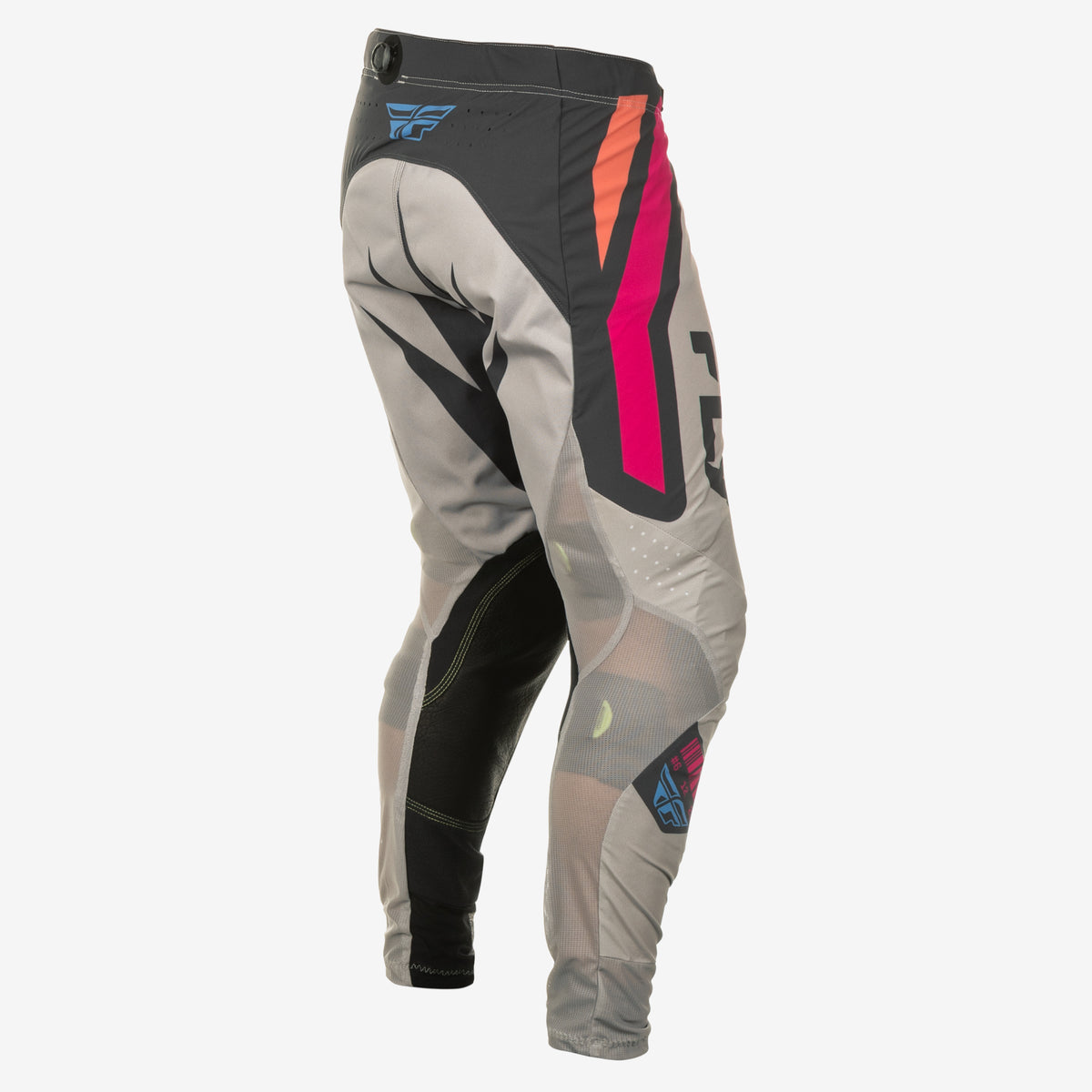 Fly Racing Youth Lite Vice Offroad Pants in Grey/Pink/Coral, Size US 26