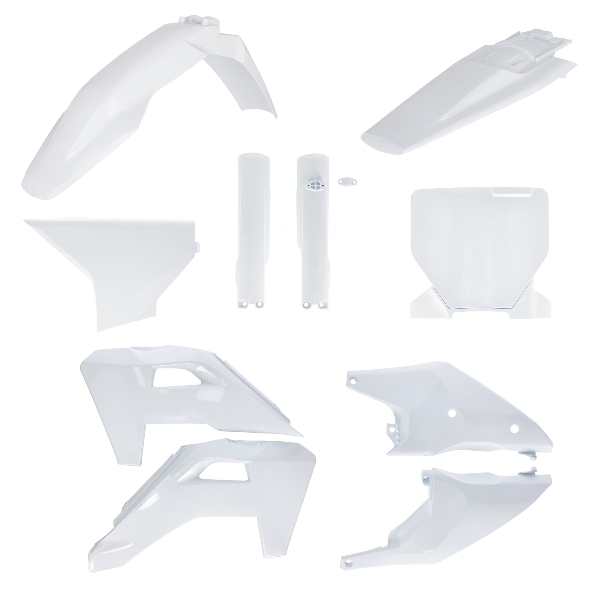 ACERBIS Plastic Kit Full Hus White - Offroad Replacement Body Parts