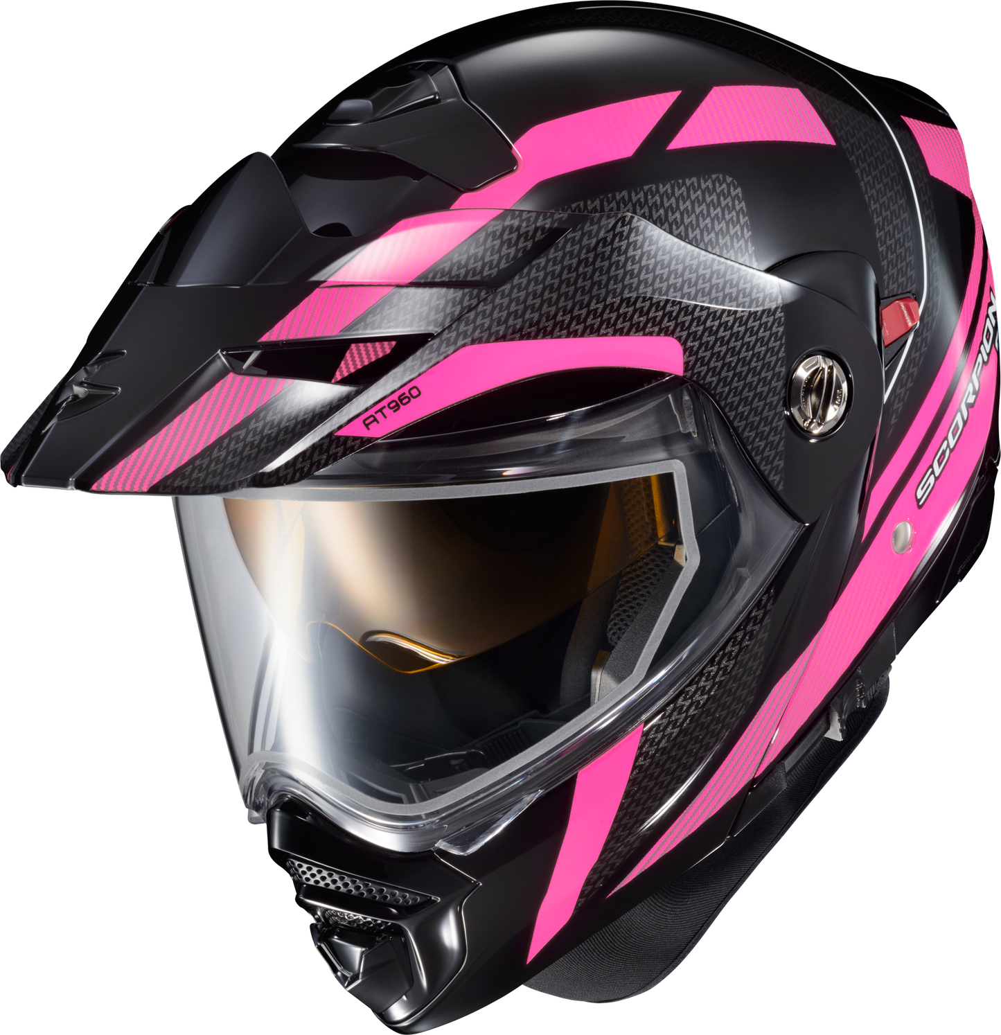 Scorpion EXO Exo AT960 Cold Weather Modular Helmet in Pink, Small