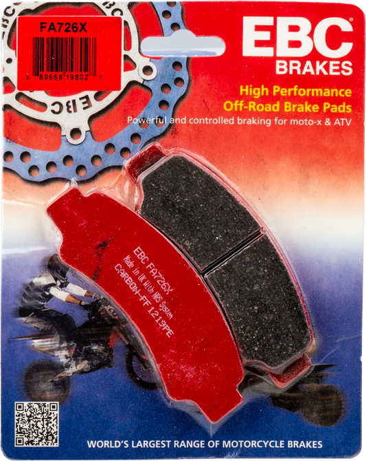 EBC Fa726X Carbon X Series Brake Pads for CF-MOTO ATV/UTV Models