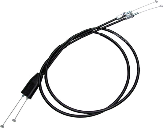 MOTION PRO Black Vinyl Throttle Push Pull Cable Set for Honda CRF250R (2010-2013)