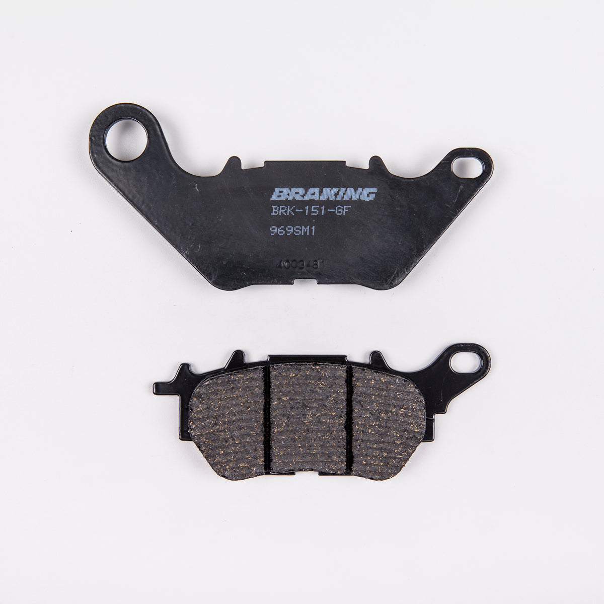 BRAKING Part Number 968SM1 Semi Metallic Brake Pads for Yamaha YZF-R3 and MT-03