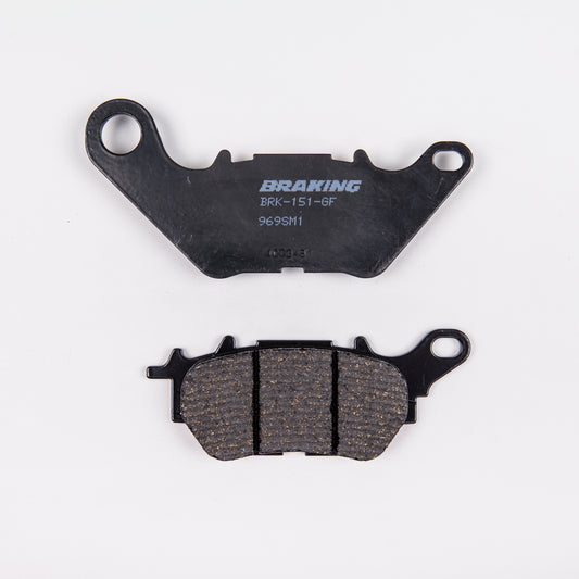 BRAKING Part Number 968SM1 Semi Metallic Brake Pads for Yamaha YZF-R3 and MT-03