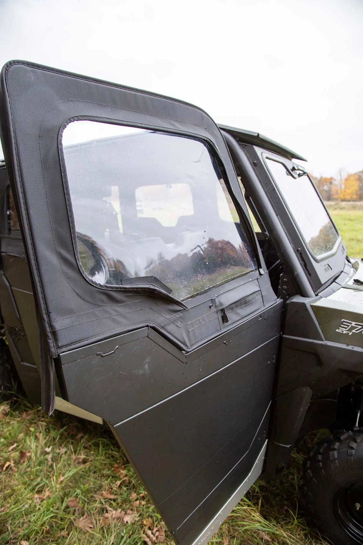 KOLPIN Steel Front Half Doors Pair for ATV/UTV - Easy Install, Multi-Point Mounting, OEM Design