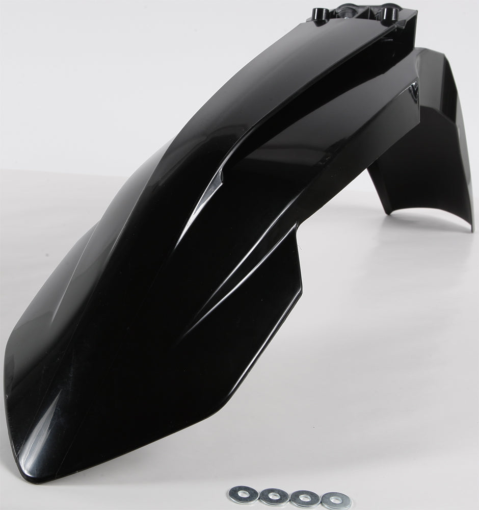 ACERBIS Front Fender Black for KTM Offroad Models - Durable Plastic Body Part