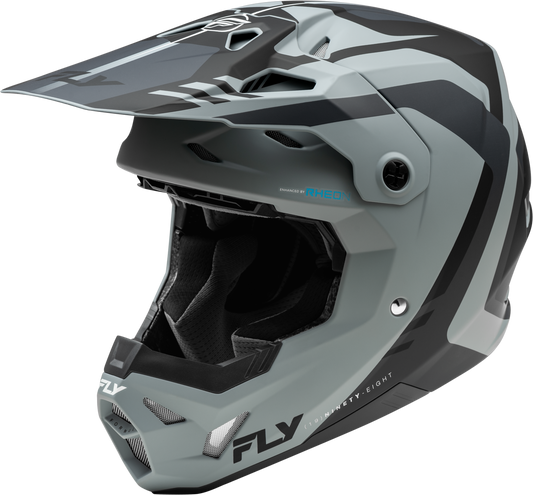 Fly Racing Formula Cp Krypton Offroad Full-Face Helmet Matte Grey/Black X-Small
