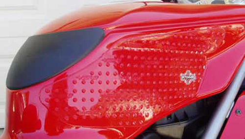 STOMPGRIP Tank Pad Kit Volcano Clear/Black for Kawasaki ZX-6R Models