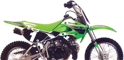 Polisport Green Plastic Body Kit for Kawasaki KLX110 (2002-2009)