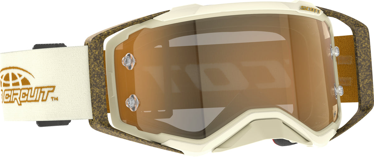 SCOTT Prospect Pro Circuit Offroad Goggles with Gold Lens and No-Fog Technology