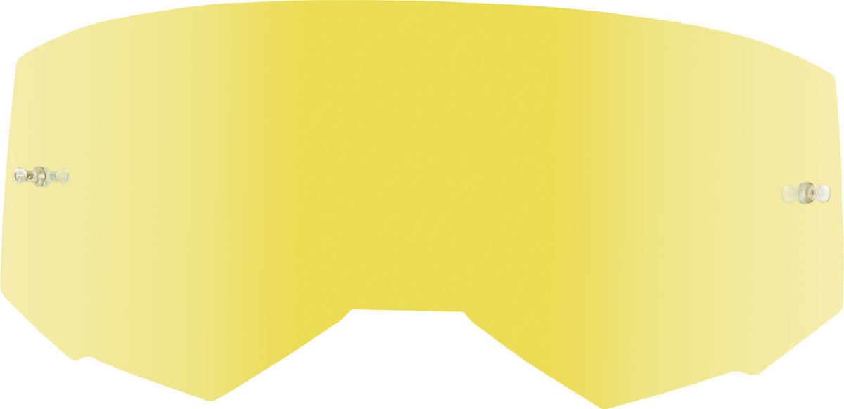 Fly Racing Single Lens W/Post Adult Gold Mirror/Smoke for Offroad Eyewear