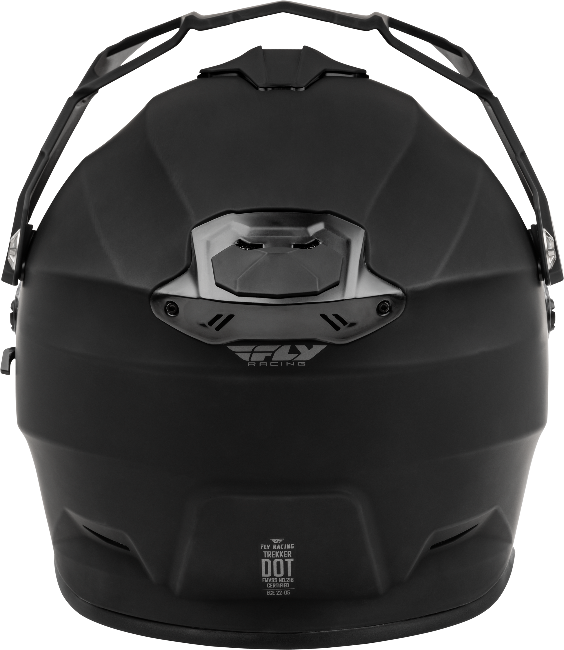 Fly Racing Trekker Solid Helmet Matte Black Large - Full-Face Street Motorcycle Helmet with Anti-Fog Shield