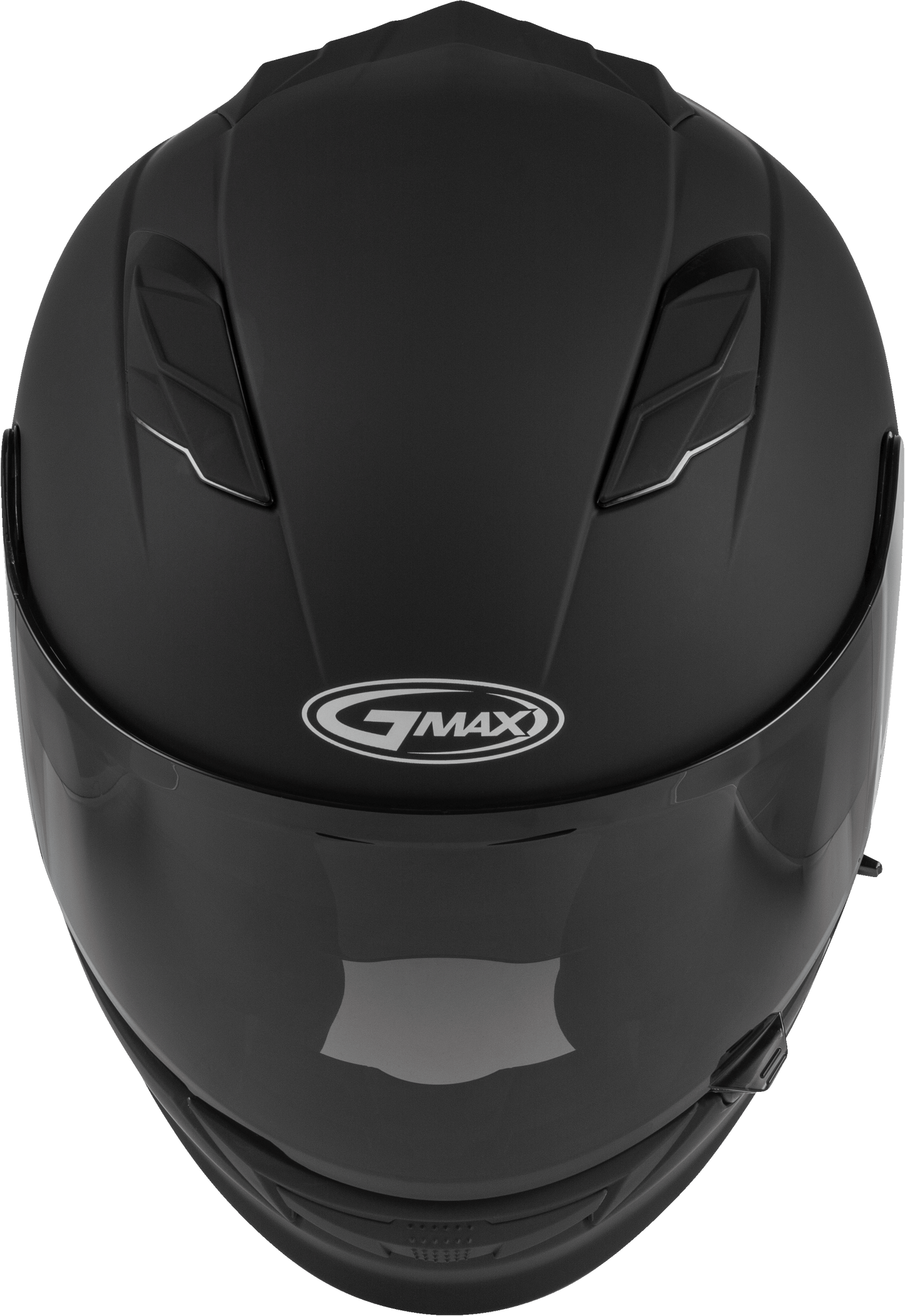 GMAX FF-98 Full Face Helmet Matte Black Medium with Integrated LED Rear Light and Quick-Release Shield