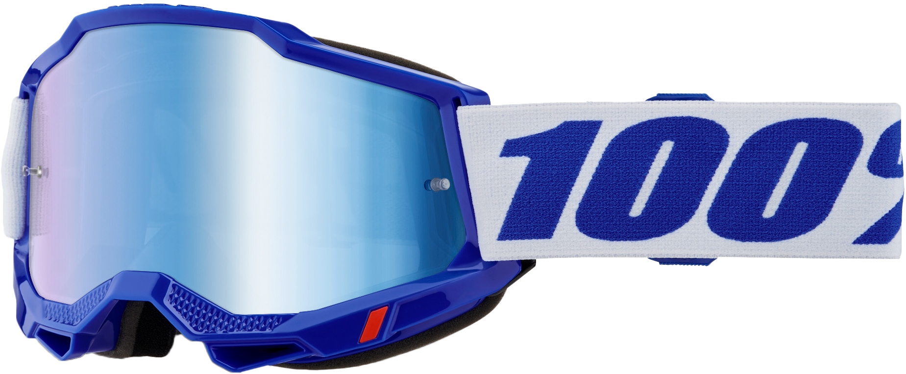 100-Percent Accuri 2 Goggle Blue with Mirror Blue Lens - Offroad Performance Eyewear
