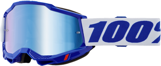 100-Percent Accuri 2 Goggle Blue with Mirror Blue Lens - Offroad Performance Eyewear