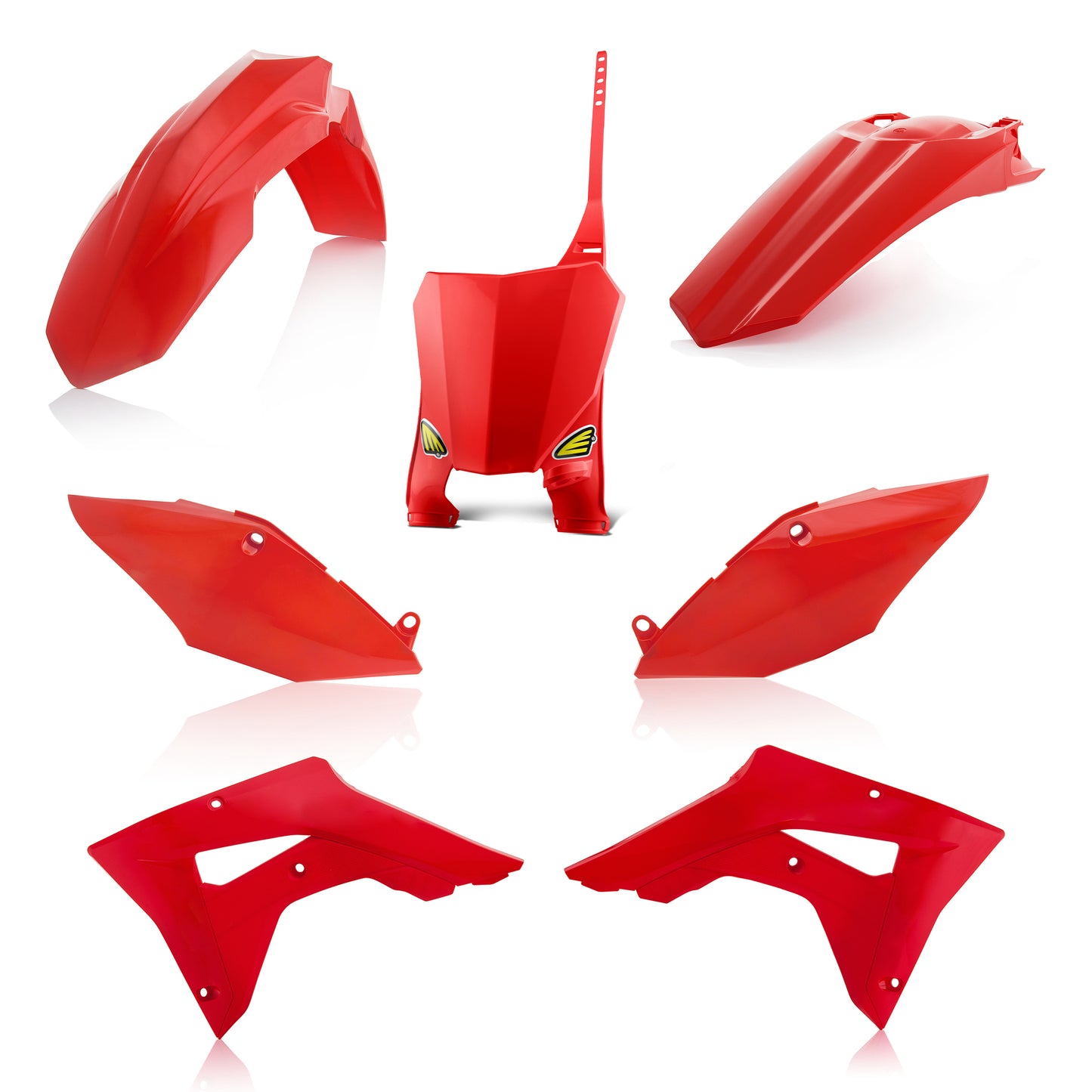 Cycra 1CYC-9428-32 Five-Piece Red Offroad Body Kit for Motorcycle