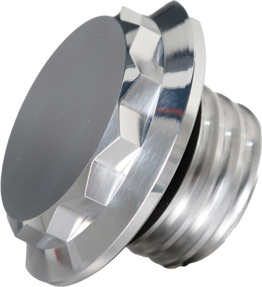 Hofmann Designs HDB-1001P Billet 12-Point Vented Polished Fuel Cap for V-Twin Motorcycles