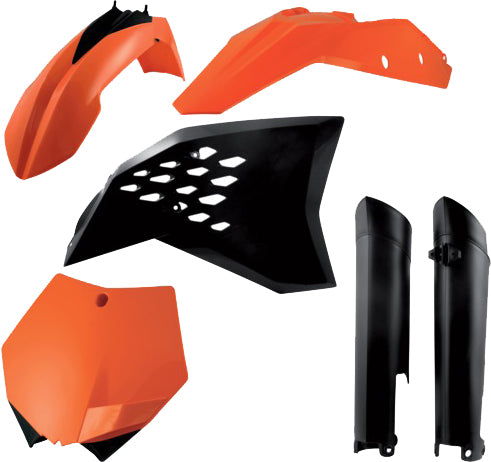 ACERBIS Plastic Kit Orange for KTM Offroad Models – Complete Body Replacement