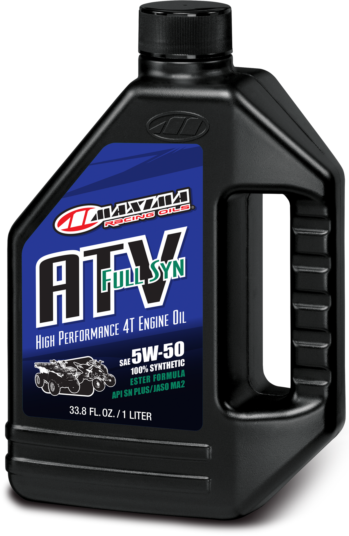 Maxima ATV 4T Full Synthetic Engine Oil 5W-50 - 1 Quart (12 Pack)