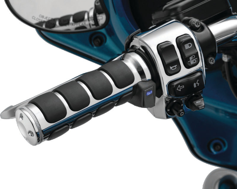 Kuryakyn Heated ISO Grips Dual Cable Chrome