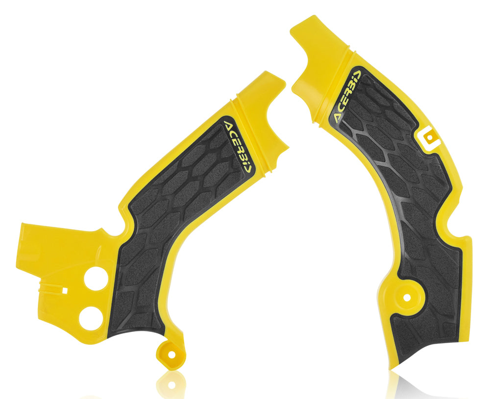 ACERBIS X Grip Frame Guard for Suzuki RM-Z450 2015-2018 – Yellow/Black Frame Protection and Grip Enhancement