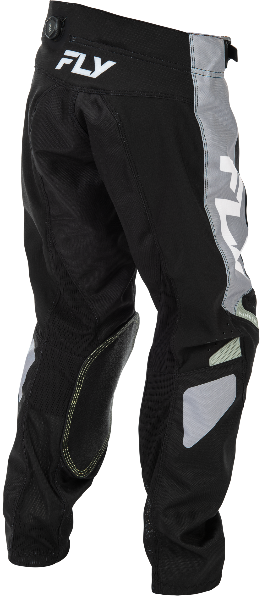Fly Racing Youth Kinetic Offroad Pants Black/Grey Size 22