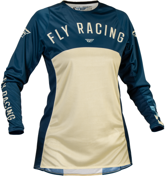 Fly Racing Women's Lite Jersey Navy/Ivory 2X Large Offroad Performance Shirt