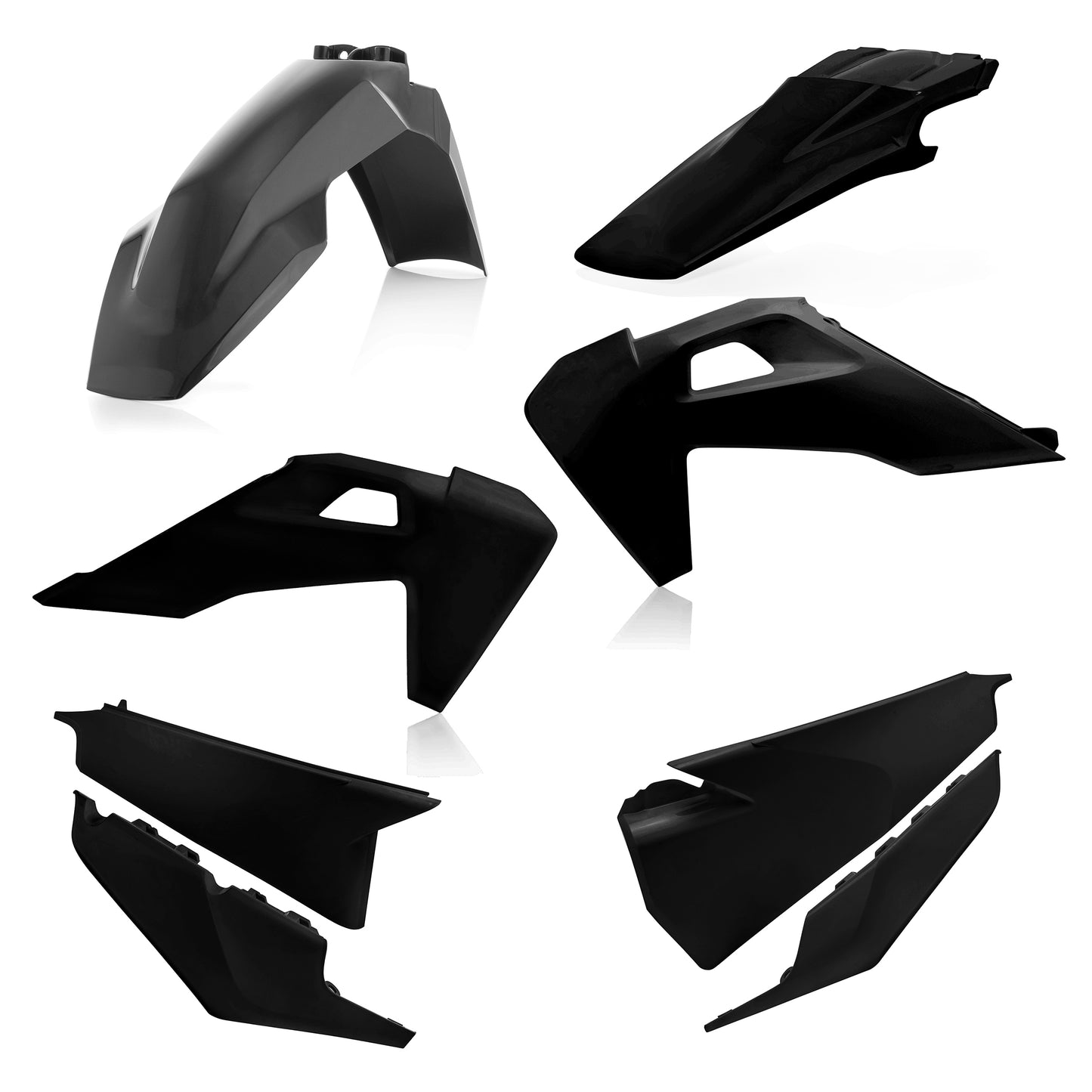ACERBIS Plastic Kit for Husqvarna Offroad Motorcycles – Black