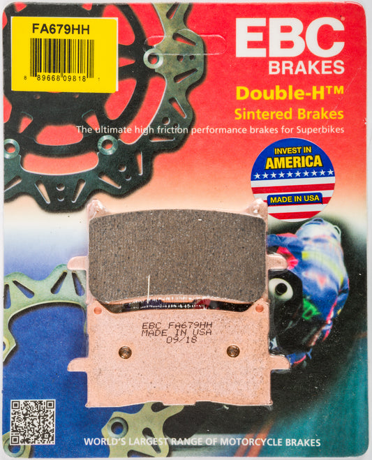 EBC Fa679HH Double H Sintered Brake Pads for Honda CRF1000L Africa Twin (2016-2017)