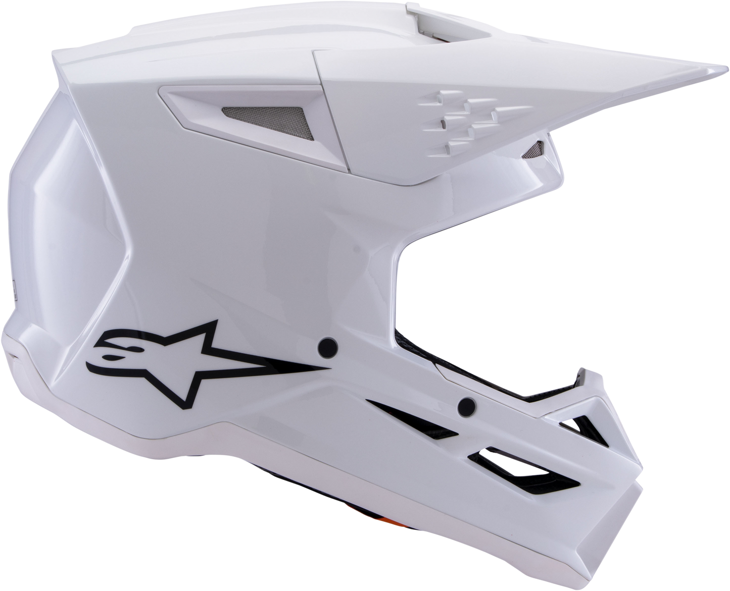 Alpinestars SM3 Off-Road Helmet - White Glossy, Small, Model SM3