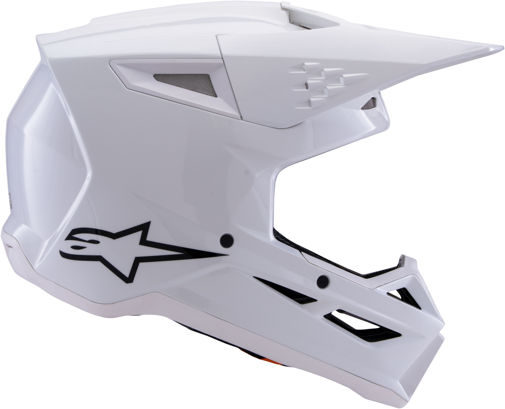 Alpinestars SM3 Off-Road Helmet White Gloss Medium - Safety and Performance